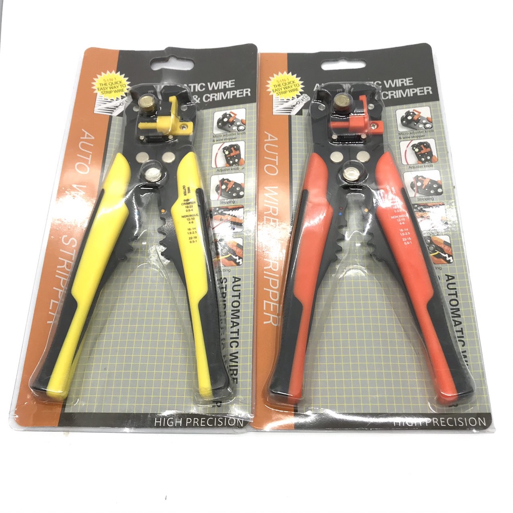 Kìm tuốt dây điện-dây cáp-bấm cos đa năng 0.2 - 6mm