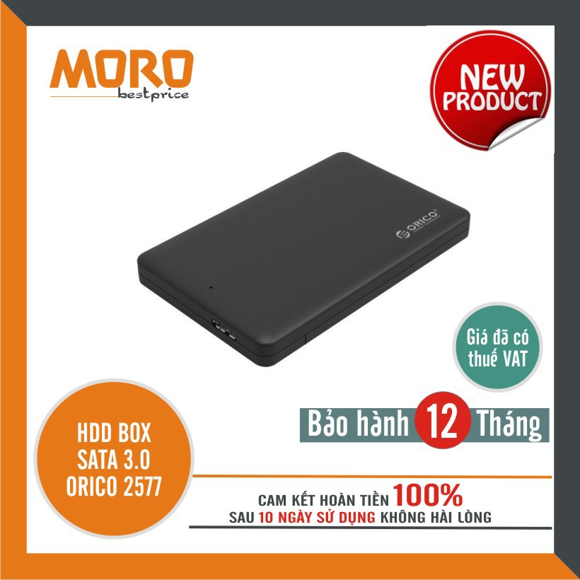 Box ổ cứng 2.5'' Orico 2577U3 Sata 3.0 - Dùng cho HDD, SSD
