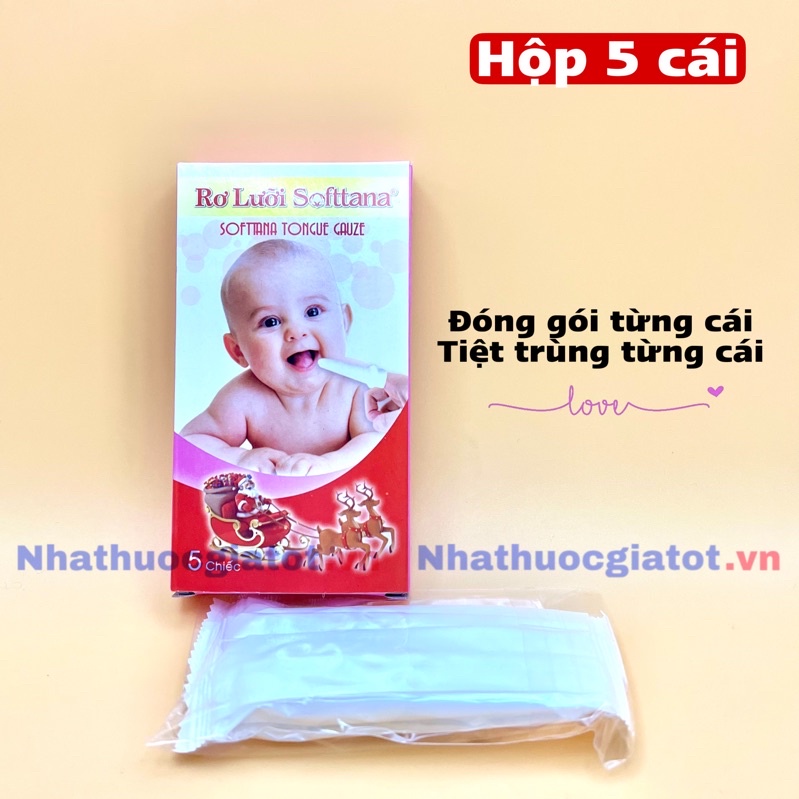 Rơ Lưỡi SOFTTANA Hộp Nhỏ 5 Cái Tiện Dụng