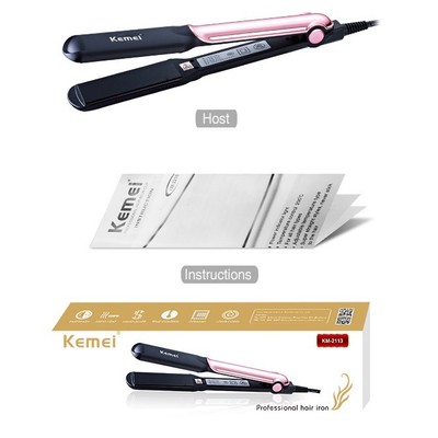 Máy Duỗi Tóc Điều Chỉnh Nhiệt Kemei Km 2113