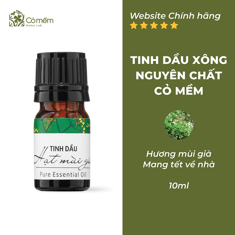 Tinh Dầu Hạt Mùi Già Thiên Nhiên Nguyên Chất Mang Tết Về Nhà Cỏ Mềm 5ml