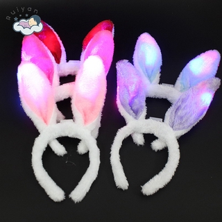 Cài Tóc Tai Thỏ Phát Sáng Đáng Yêu Thời Trang Cho Bé