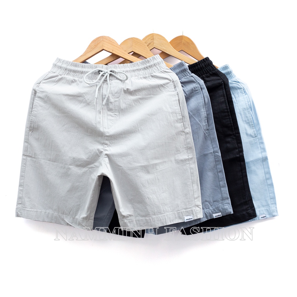 Quần Short Nam Vải Linen Cao Cấp Co Giãn
