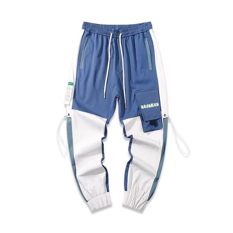 Quần Dài Nhiều Túi Phong Cách hip hop Đường Phố Hàn Quốc Cho Nam Size S-3XL