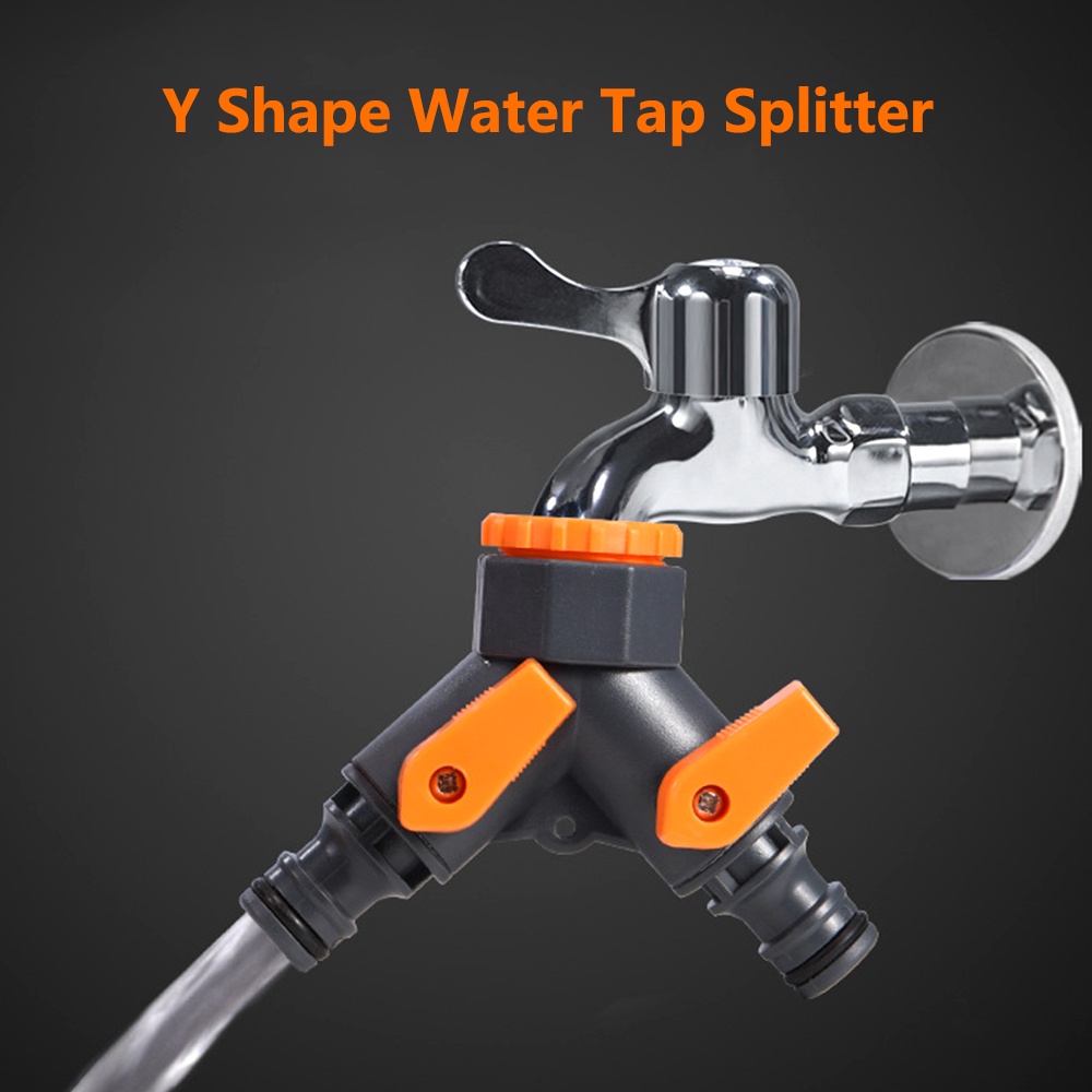 Đầu nối ống nước 2 đầu EKEZ kích thước 8.5*9.0cm giảm tốc 1/2&quot; 3/4&quot; chất liệu ABS và PP cho sân vườn tưới tiêu