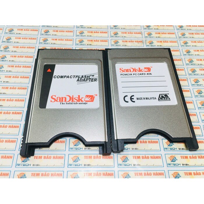 Khe cắm thẻ nhớ CF Adapter compactFlash to PCMCIA cho máy CNC