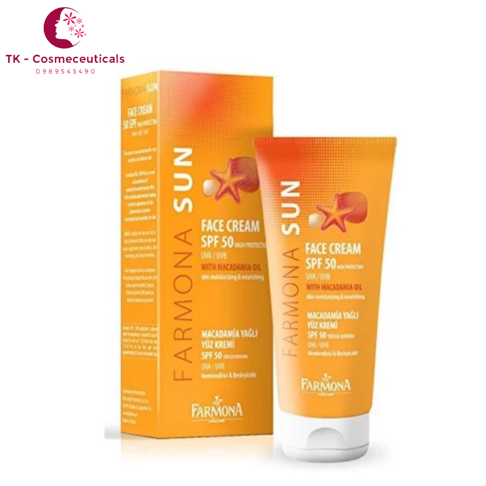 Kem Chống Nắng FARMONA Sun Face Cream Oil Free SPF 50 Dành Cho Da Dầu Mụn - 50ml