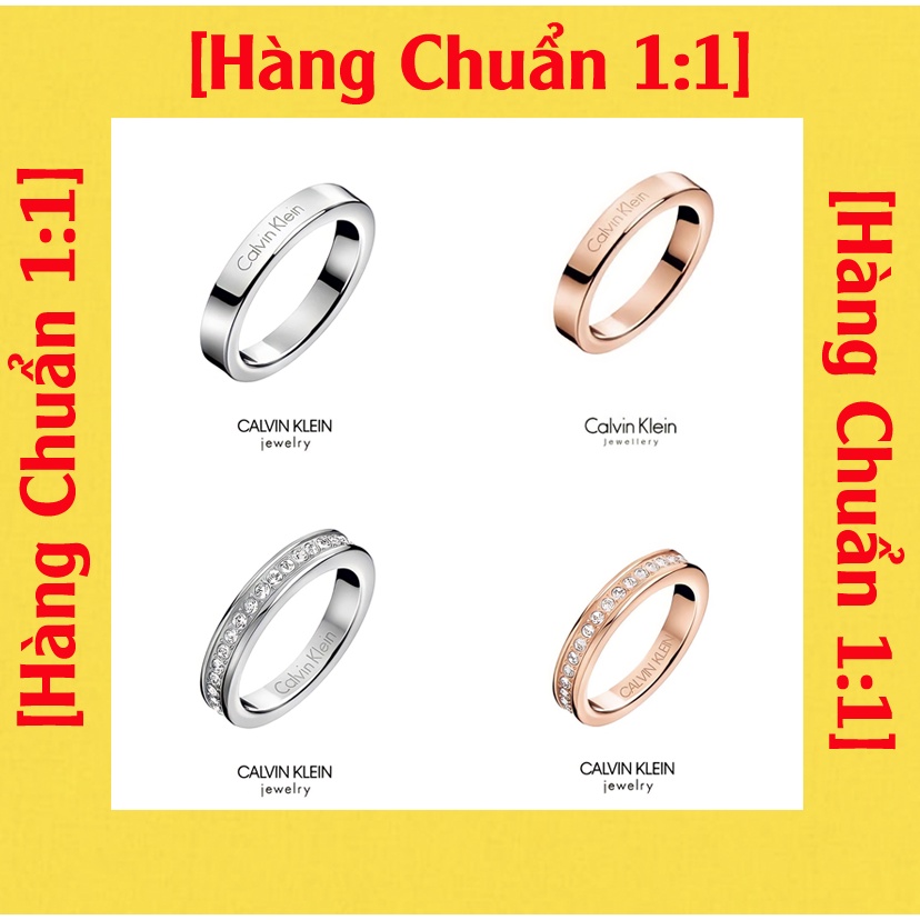 [GIÁ HỦY DIỆT] Nhẫn CK Classic và Diamond - thép không gỉ - Bảo Hành 5 Năm