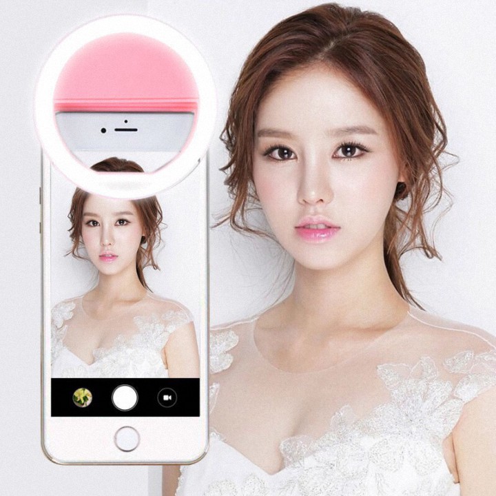Đèn LED SELFIE RK12 Trợ Sáng 3 Chế Độ