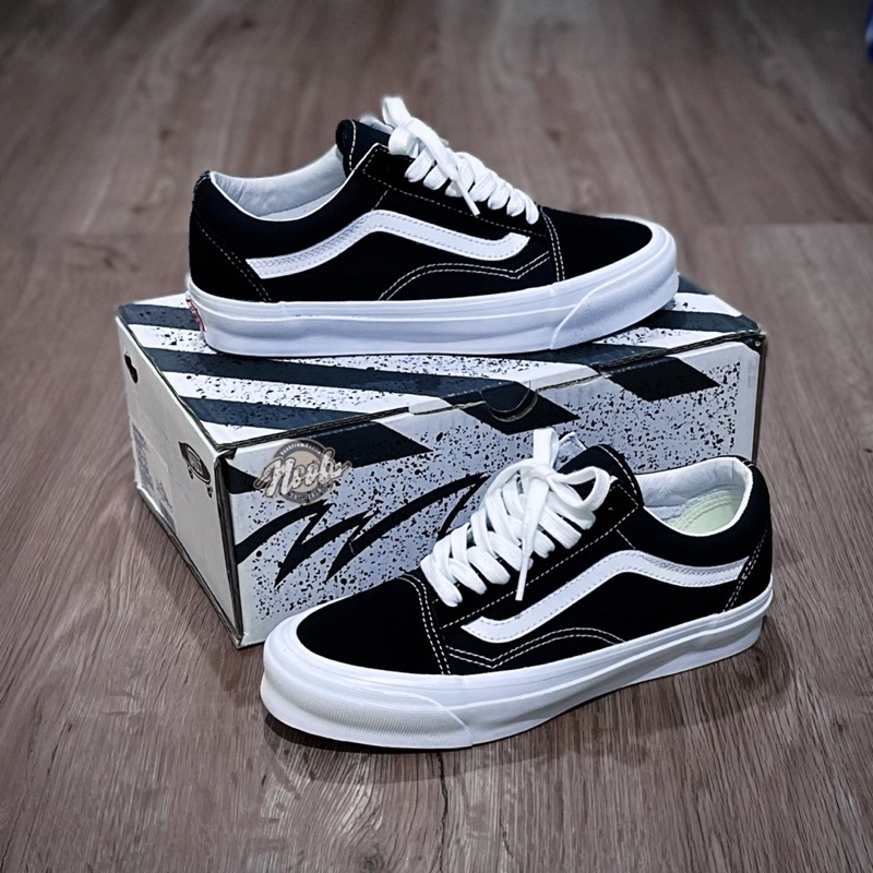Giày Thể Thao Vans Vault Og Old Skool Lx Đen / Trắng SS20