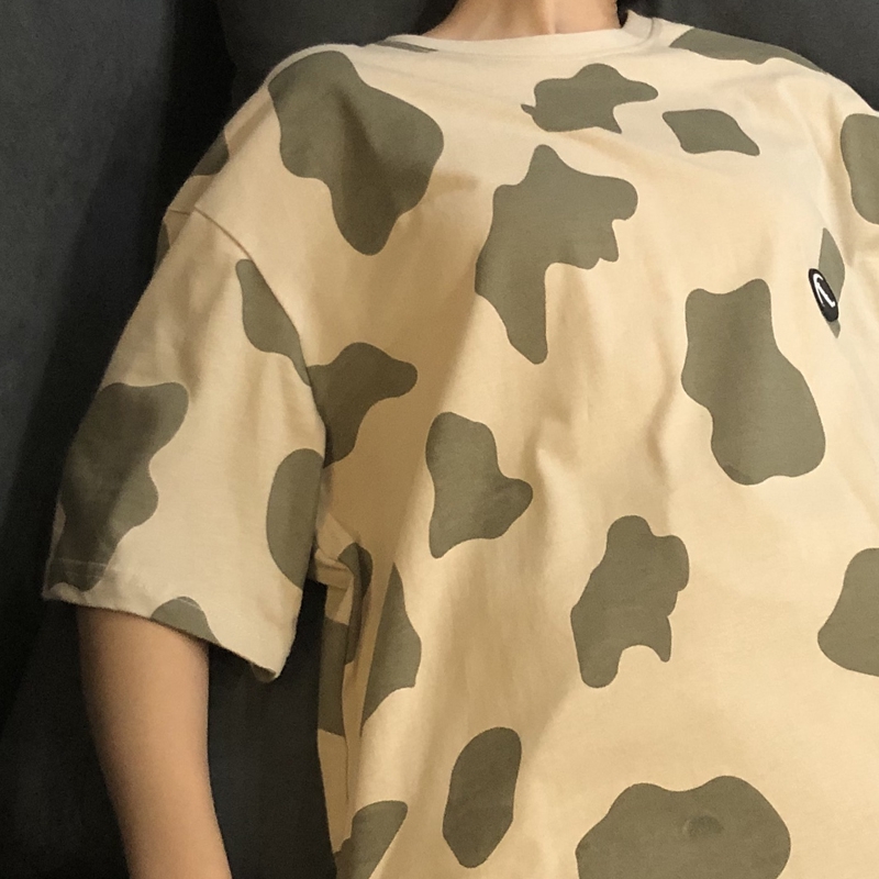 Áo Thun Ngắn Tay In Họa Tiết Bò Sữa Phong Cách Hàn Quốc Cho Cả Nam Và Nữ | BigBuy360 - bigbuy360.vn