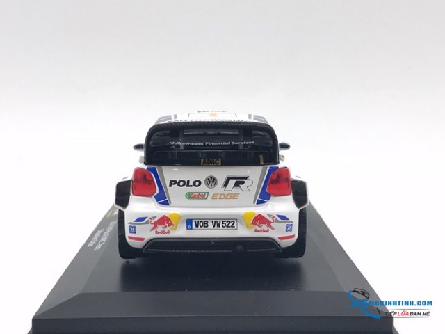 Xe Mô Hình Volkswagen 2014 VW POLO R WRC TEAM #1 Bburago 1:32 (Đỏ)