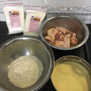 Combo 2 sét bột chiên gà