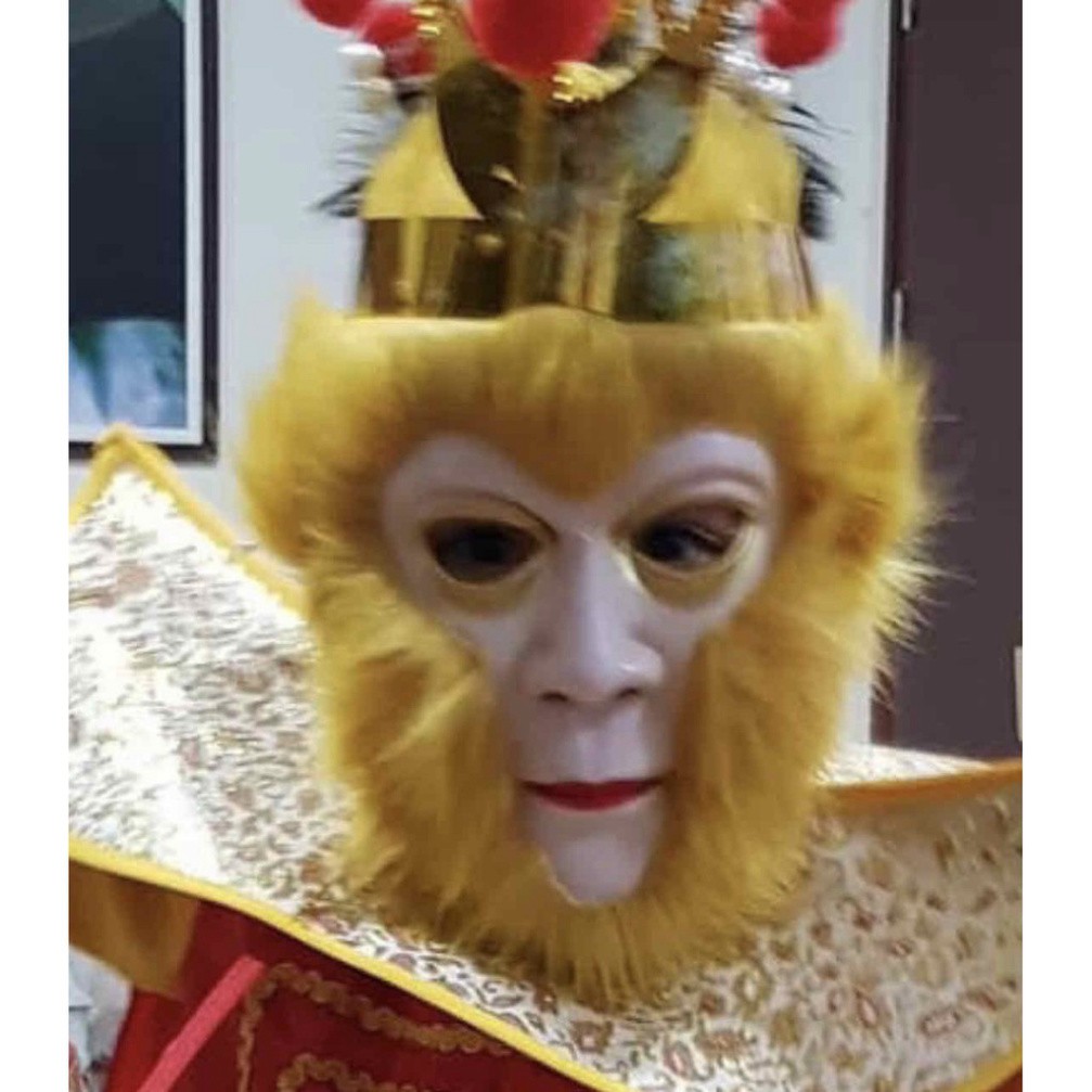 Mặt nạ Tôn Ngộ Không trẻ em có lông