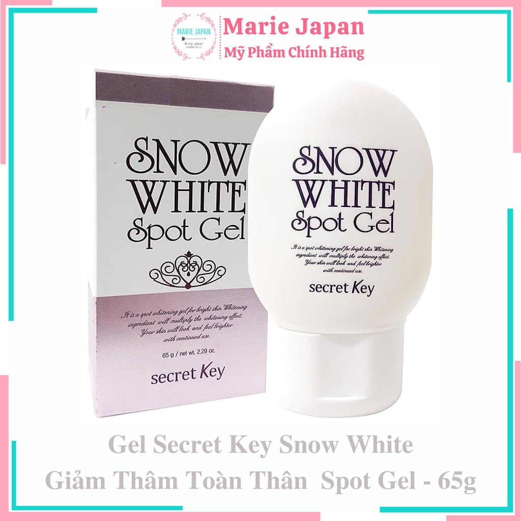 Gel Secret Key Snow White Giảm Thâm Toàn Thân  Spot Gel - 65g