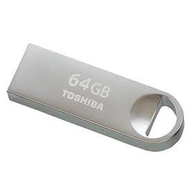 USB 2.0 Toshiba 64GB U401 nhôm nguyên khối