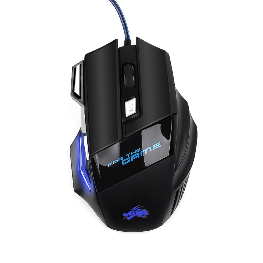 Chuột chơi game có dây đèn LED 7 nút
