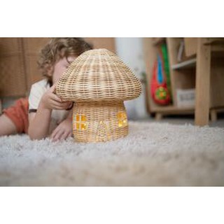 [Giá xưởng]Nhà nấm bằng mây siêu xinh decor nhà cửa trang trí chụp hình làm đèn ngủ