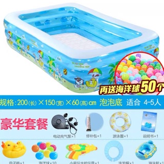 Order bể bơi phao trong suốt loại to