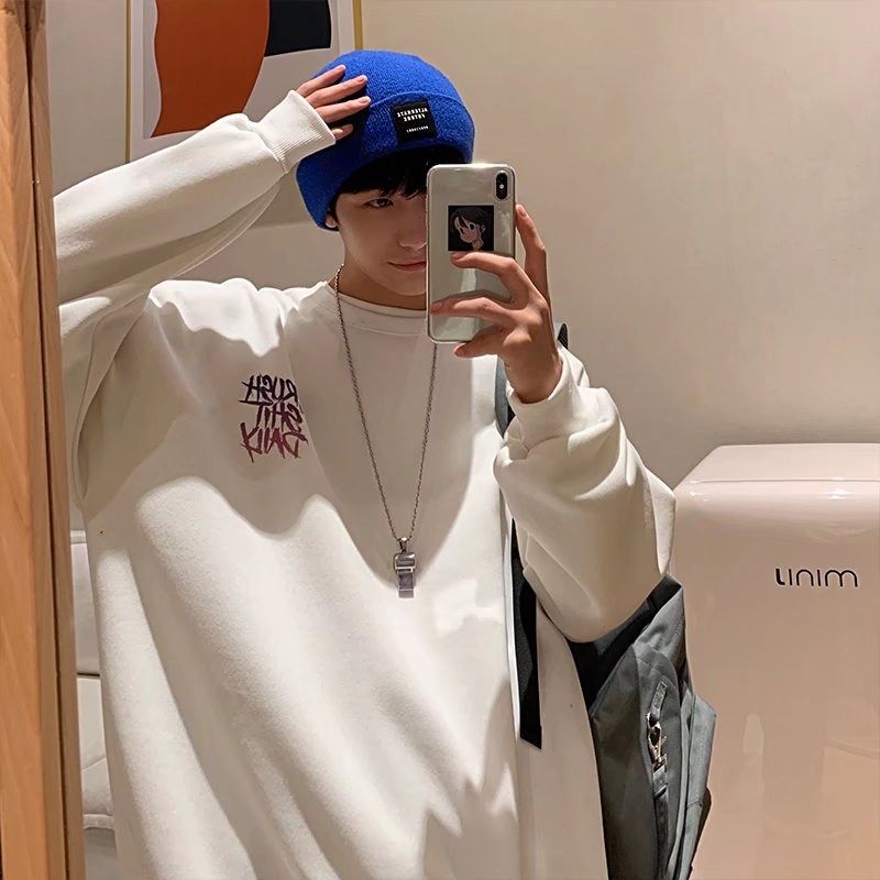 Áo Sweater Cổ Tròn Tay Dài In Chữ Màu Gradient Phong Cách Mỹ Thời Trang Thu Đông Cho Nam Và Nữ Size M-8XL