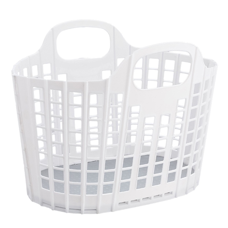 Giỏ Đựng Đồ Dùng Có Tay Cầm Thiết Kế Đục Lỗ Tiện Dụng Cho Nhà Tắm