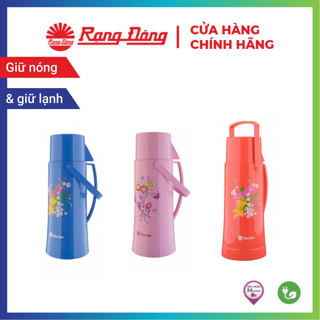 Phích đựng nước nóng 1 lít Rạng Đông, bình thuỷ giữ nhiệt, Model: RD 1038 N1