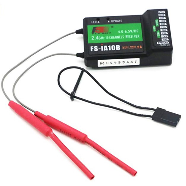 Bộ thu Flysky FS-iA10B 2.4Ghz 10CH Sử dụng với FS-i6 FS-i6X FS-i10 TH9X GT3C IT4S Rc Thiết bị điện