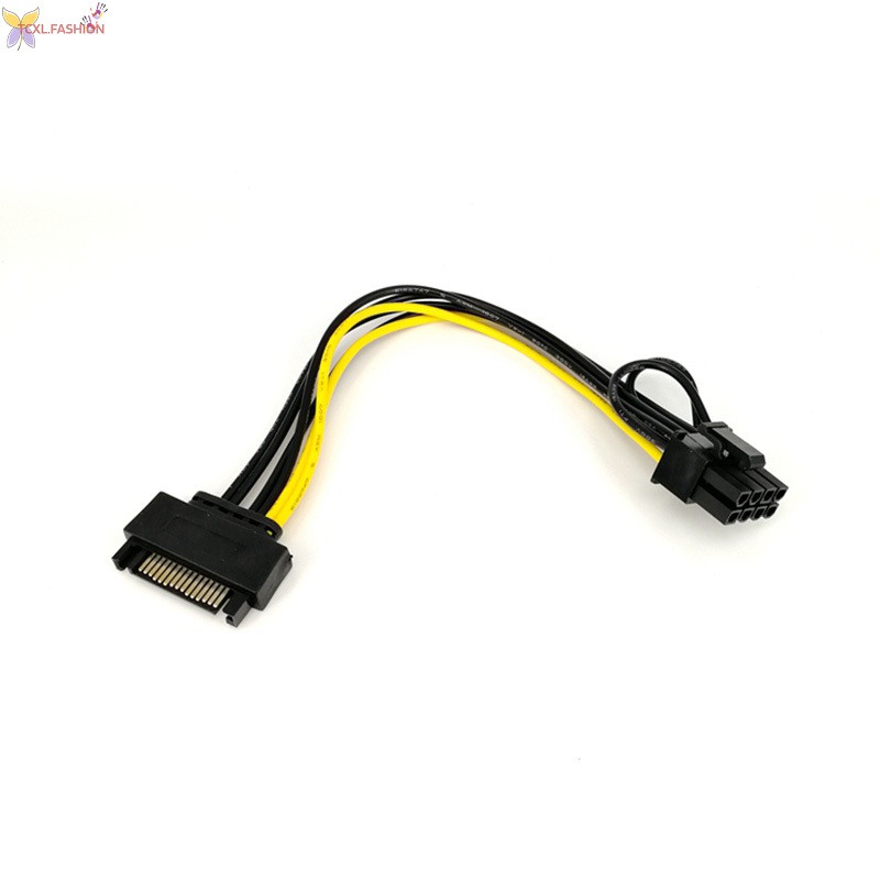 1 / 2 / 4 / 6 / 8 / 10 Cáp Chuyển Đổi 15pin Sata Sang 8pin Pci-E Female