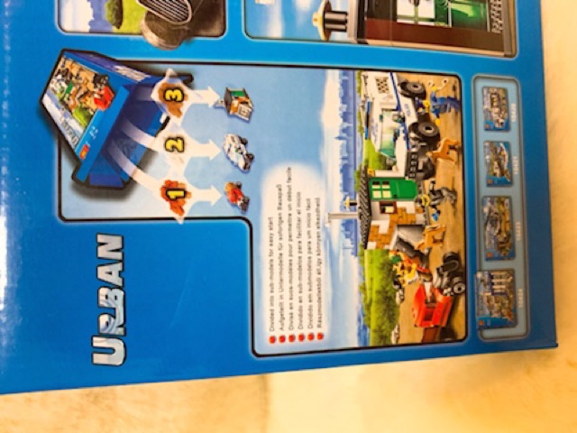 (Urban) LEGO urban, lego citi CẢNH SÁT bắt TRỘM đang giấu tiền vàng (250 mảnh)