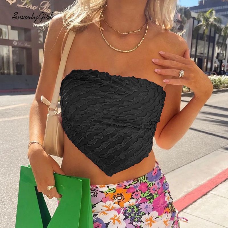 Áo Ống Màu Trơn Thời Trang Quyến Rũ 2022 Cho Nữ