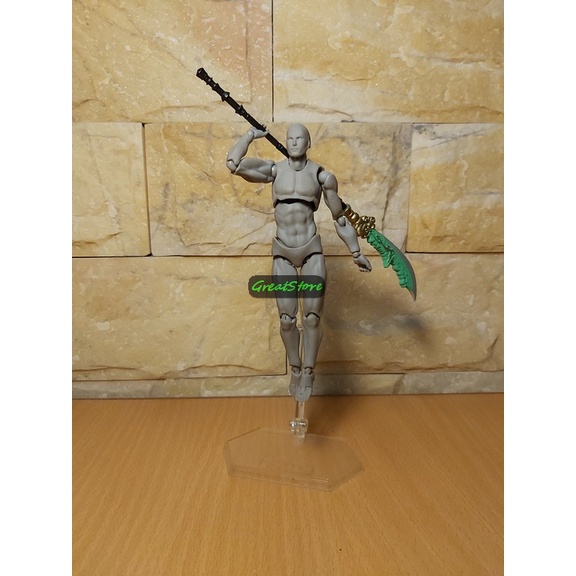 Mô hình tỉ lệ 1:12 Thanh Long Đao 18cm dùng cho mô hình tỉ lệ 1:12