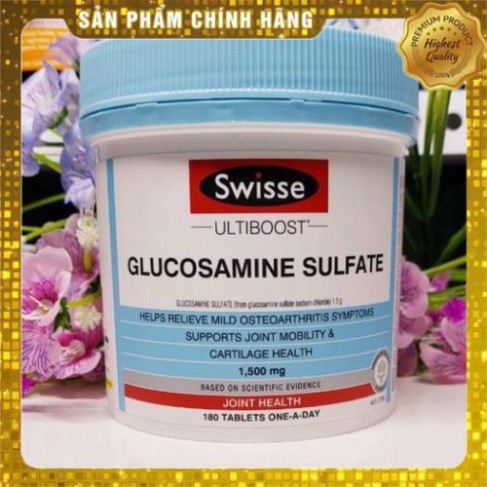 GIÁ CỰC ĐÃ Viên uống bổ sung sức khỏe sụn khớp Swisse Glucosamine Sulfate 1500mg 180 viên GIÁ CỰC ĐÃ