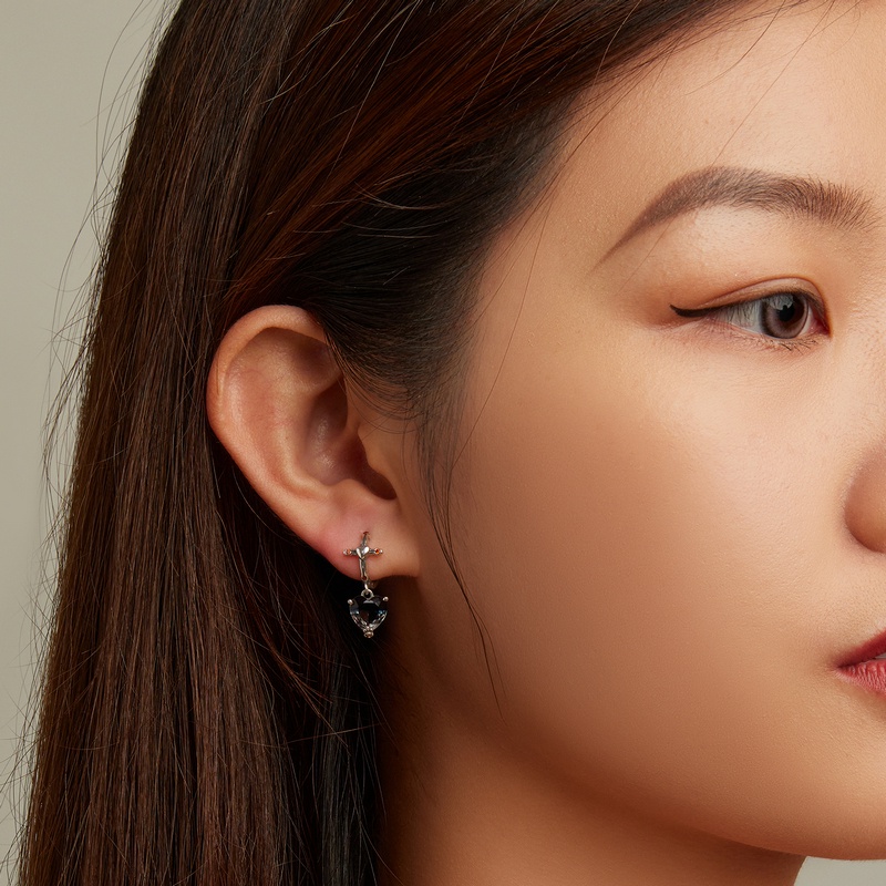 Bamoer Bông Tai Bạc 925 Dạng Kẹp Hình Nhện Và Bàn Tay Đầu Lâu Phong Cách Halloween Cho Nam Và Nữ