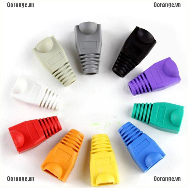 Bộ 100 Dây Cáp Mạng LAN ethernet RJ45 Nhiều Màu Sắc Độc Đáo