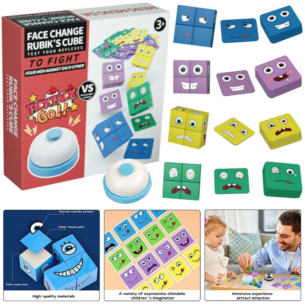 CHOOKEY Bộ Đồ Chơi Xếp Hình Bằng Gỗ Có Chuông Vui Nhộn Cho Bé