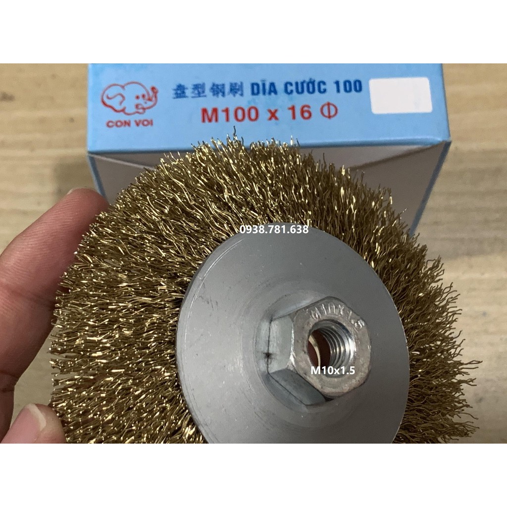 Dĩa Cước Thép Chà Gỉ 100M10