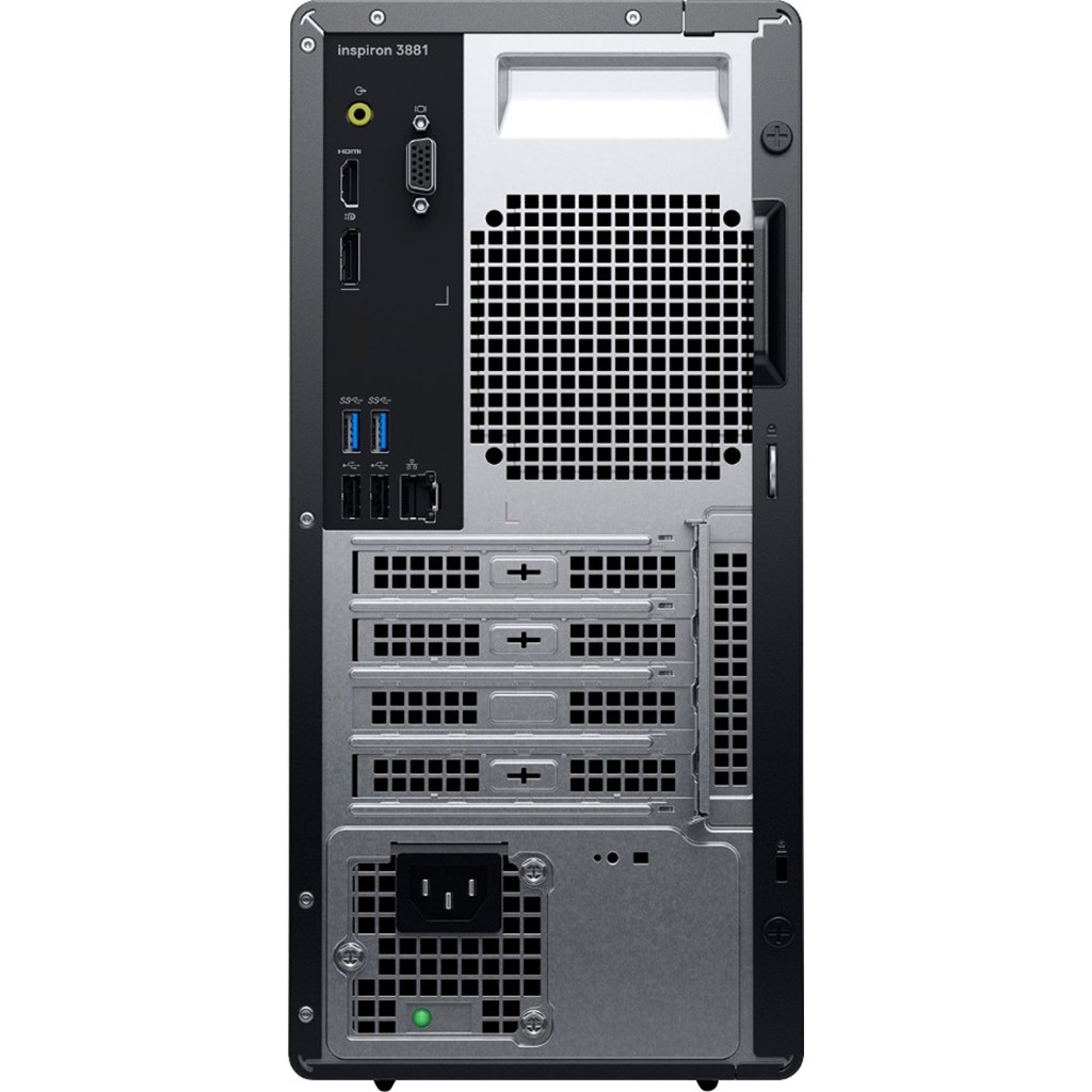 PC Dell Inspiron 3881 MT (0K2RY1)/ Black/ Intel Core i3-10100/ Ram 8GB/ HDD 1TB/ Wf + BT/ DVD/ Key + Mouse/ WIN 10SL