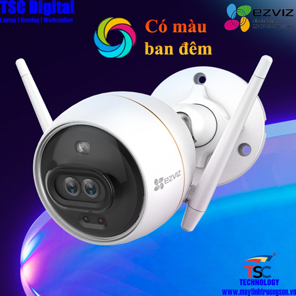 Camera IP Wifi EZVIZ CSCV310 C3X Full HD 1080P | Ban Đêm Có Màu Chống Nước