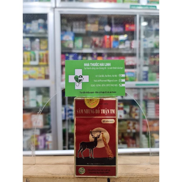 Sâm nhung bổ thận TM⚡Tặng quà⚡Hộp 30 viên Bổ thận tráng dương, tăng cường sinh lực