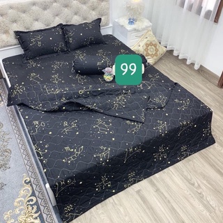 Sét 5 món chăn ga gối hè kèm vỏ gối ôm cung hoàng đạo 0000lt