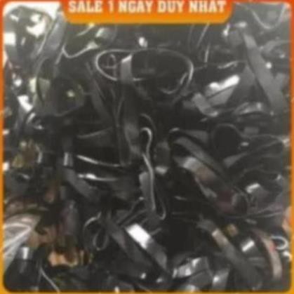 Thun cột tóc bản to sặc sỡ sale 1k ~30 dây chun đơn 1k mix lộn xộn