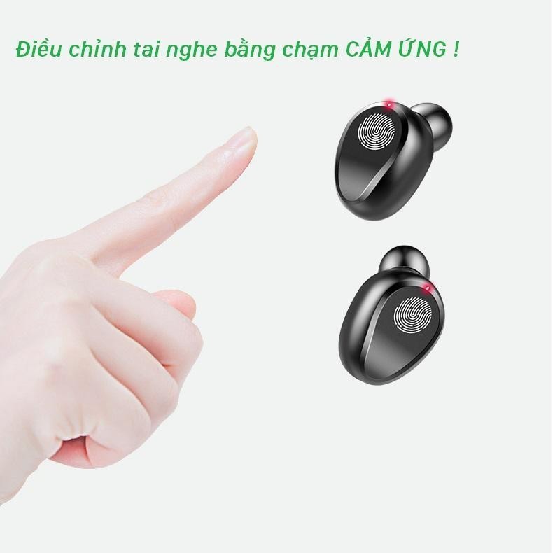 Tai nghe bluetooth TWS F9 kèm pin dự phòng 2000mAh có màn hình LCD cực xịn