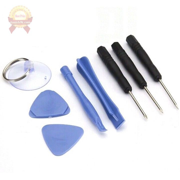 Bộ tua vít mini sửa chữa điện thoại 8 món Dụng cụ nạy tháo mở màn hình