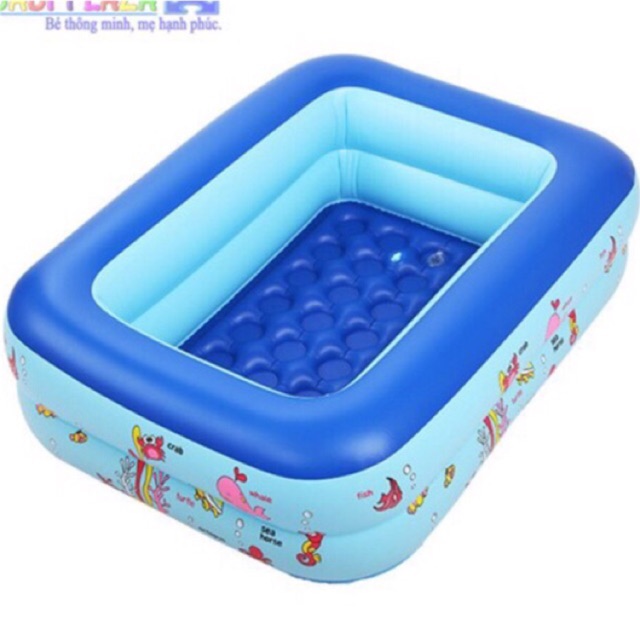 Bể bơi 120cm tặng kèm 5 bóng và 2 vịt thả bồn tắm cho bé