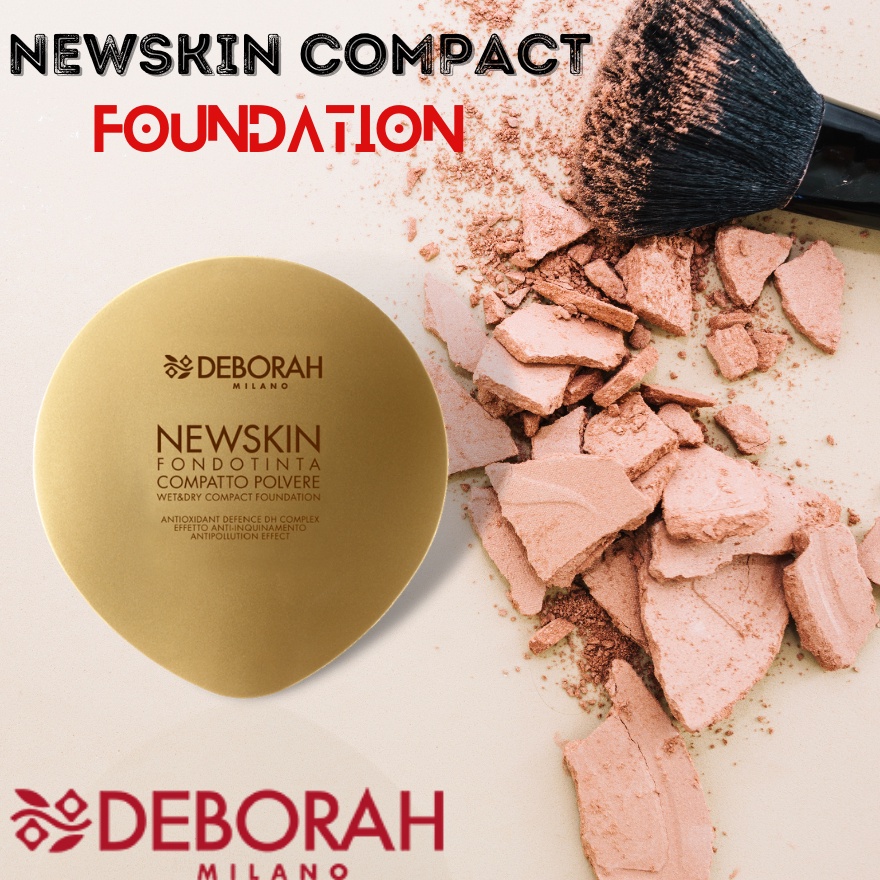 Kem Nền Dạng Phấn Deborah Milano Newskin (Compact Foundation)  - Chính Hãng Ginabeauty PP | BigBuy360 - bigbuy360.vn