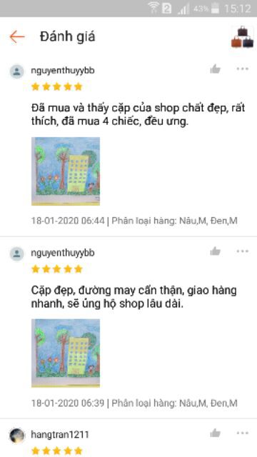 Cặp công sở da Yummy 01 (vừa laptop) | BigBuy360 - bigbuy360.vn