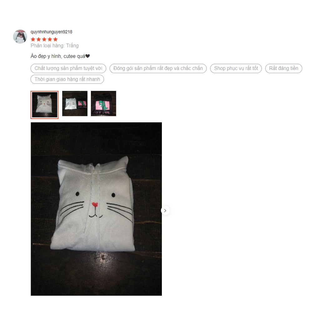 Áo khoác hoodie , áo hoodie nữ , hoodie mặt mèo cực dễ thương | BigBuy360 - bigbuy360.vn