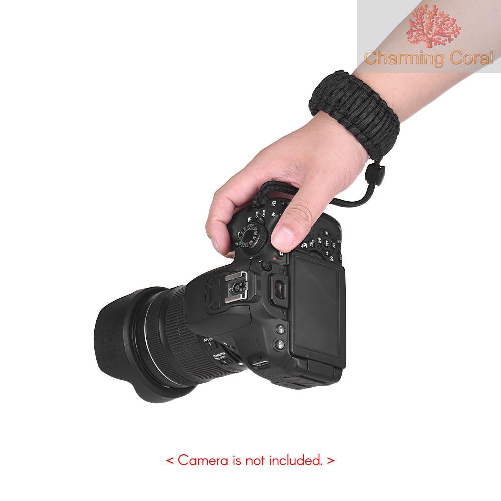 CTOY Adjustable Braided Paracord Camera Wrist Strap Lanyard for Canon Nikon Sony DSLR ILDC Cameras Binoculars | BigBuy360 - bigbuy360.vn