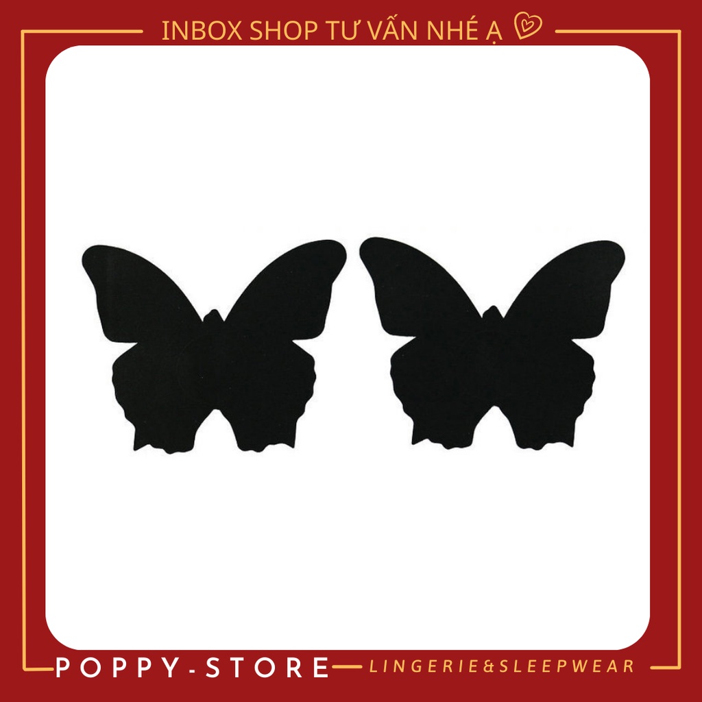 Miếng dán ngực trơn không chữ (1 cặp) - nhiều hình dạng - chống chảy xệ phong cách Âu Mỹ chất lượng cao -mua để nhận quà