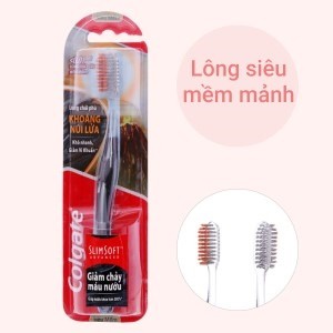 Bàn Chải Đánh Răng Colgate Slimsoft Lông Chải Phủ Khoáng Núi Lửa